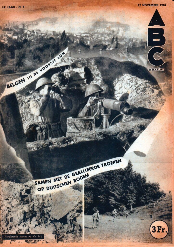 seltene Vintage-Magazine Belgier im Krieg Gefängnis Sint-Gillis Konzentrationslager Todeslager Strandbunker merksem Mode