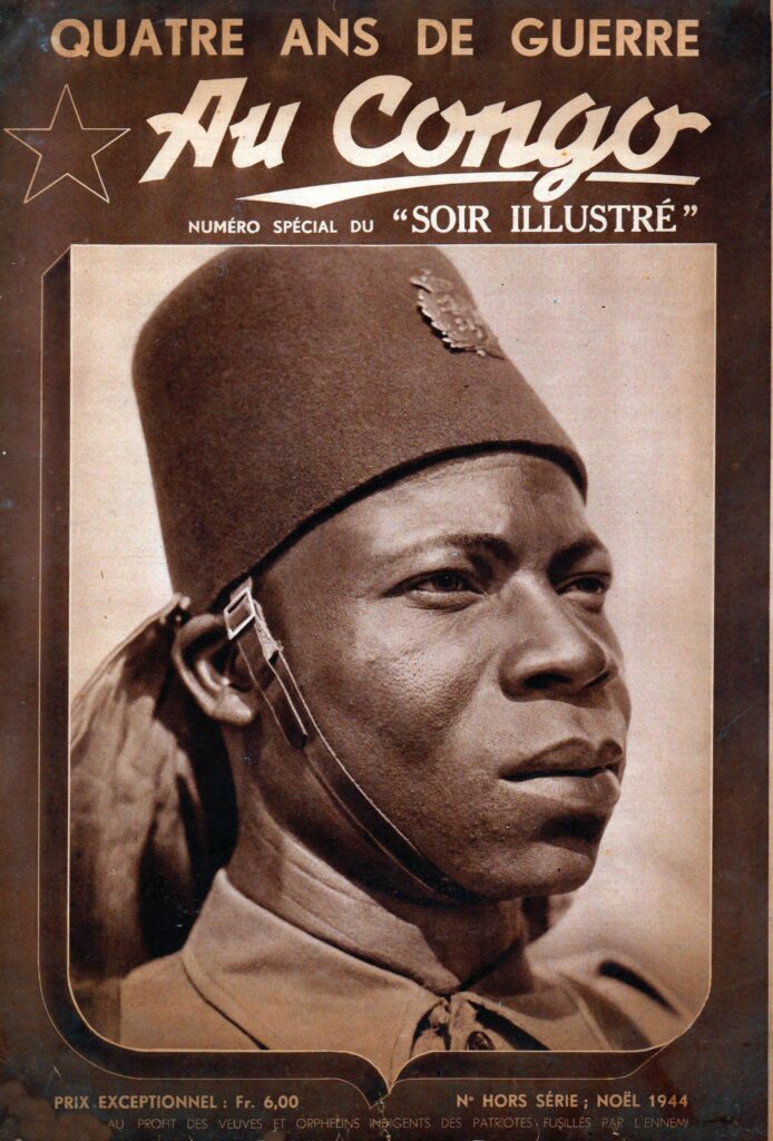 seltene Vintage-MagazineBelgisch Kongo Krieg Unterdrückung Kolonialismus Pierre Ryckmans kongolesische Wirtschaft Brazzaville Expedition Armee afrikanische Menschen