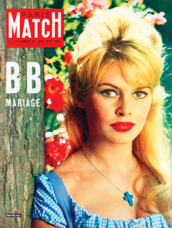 Paris Match Brigitte Bardot se marie gazoduc Bahamas courses de chevaux