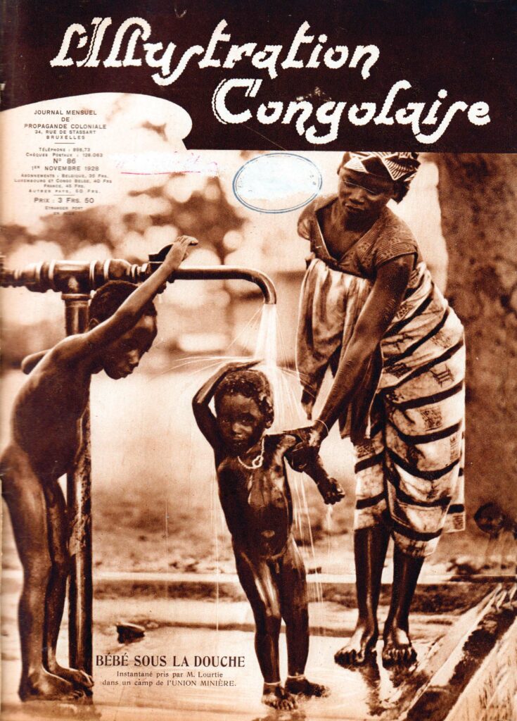 seltene Vintage-Magazine das Albertville-Boot nach Kongo Unterdrückung Minen Gewerkschaft minière katanga Bank von Kongo Sklavenarbeit Affen tägliches Leben