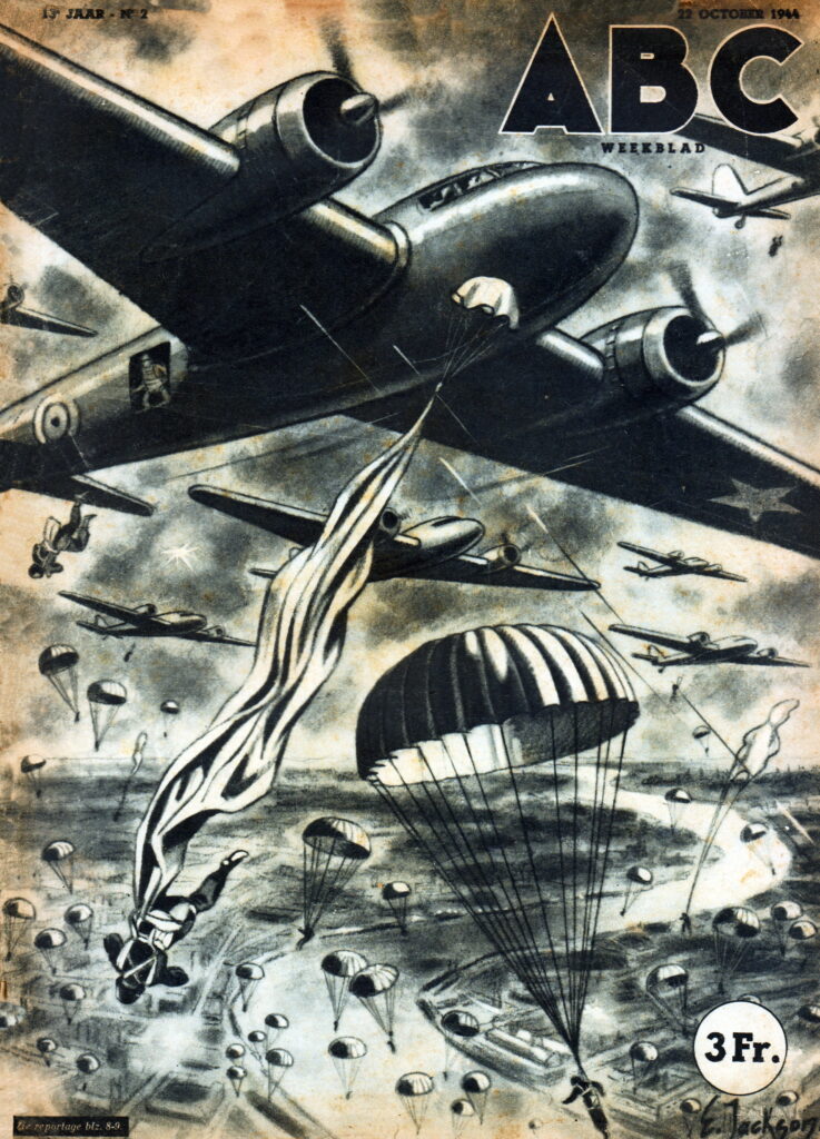 zeldzame vintage tijdschriften tweede wereldoorlog bevrijding kempen parachute luchtlanding poolse divisie rode leger V1 raketten