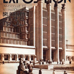 seltene Vintage-Magazine Weltausstellung Brüssel 1935 Länder Belgien Paläste Pavillons Programm Eintrittspreisplan alte Brüsseler Parks Attraktionen
