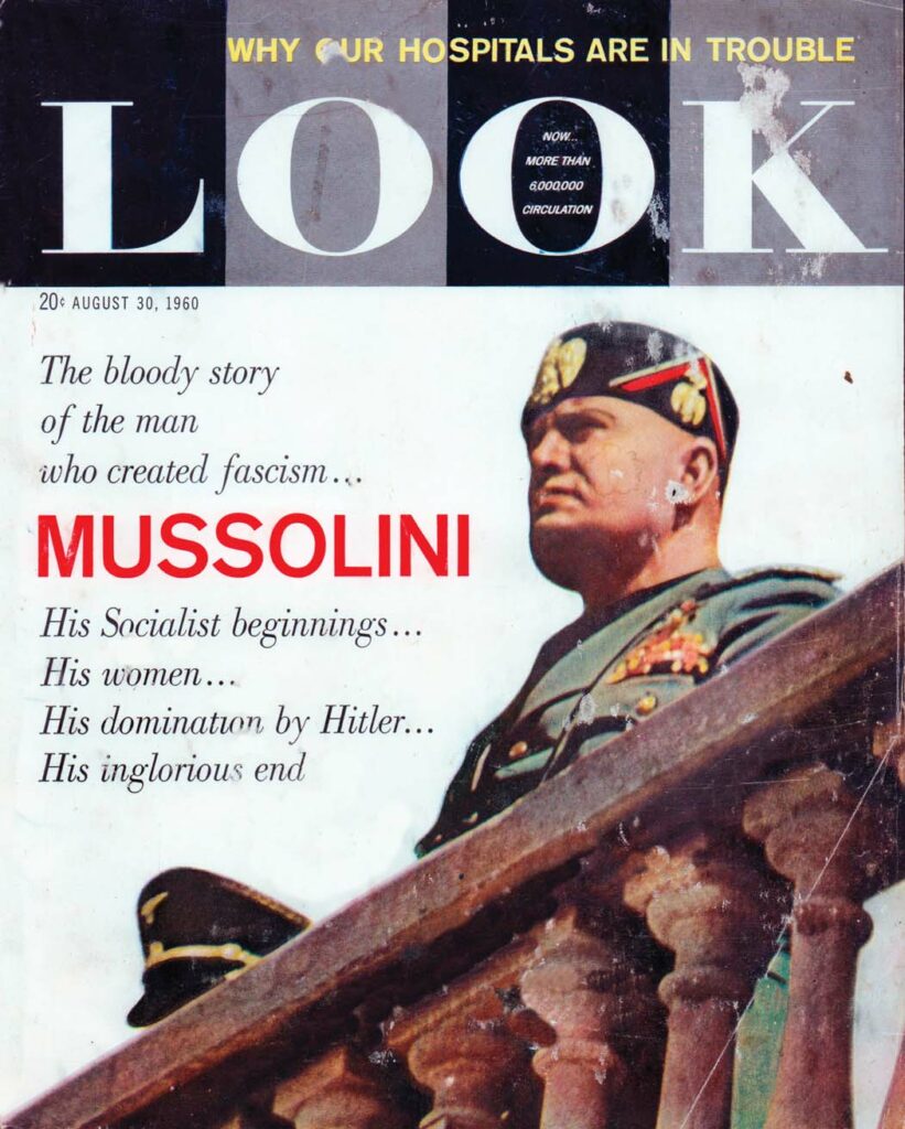 magazine look second world war mussolini medical education tapestry tiger simone signoret
