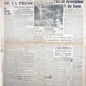second world war la lanterne newspaper