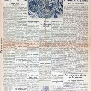 La libre Belgique 1944 09 08 zeitung zweiter weltkrieg krieg