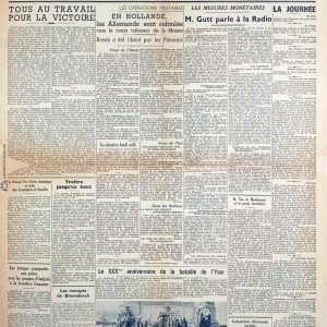 La libre Belgique 1944 10 31 zeitung zweiter weltkrieg krieg