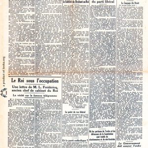 La libre Belgique 1945 06 18 journal seconde guerre mondiale