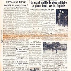La nation Belge 1945 09 05 journal seconde guerre mondiale