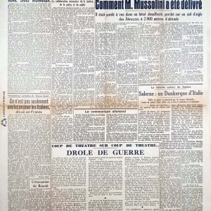 Le nouveau journal 1943 09 15 newspaper second world war