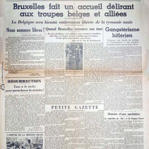 Le soir 1944 09 06 krant oorlog
