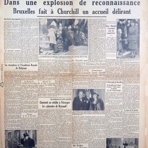 la libre belgique 1945 11 16 newspaper second world war