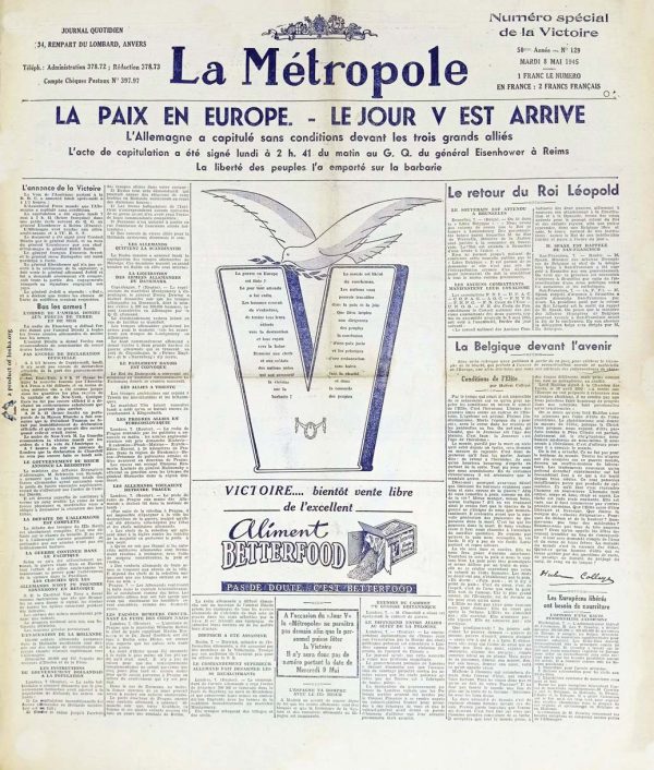 la métropole newspaper second world war