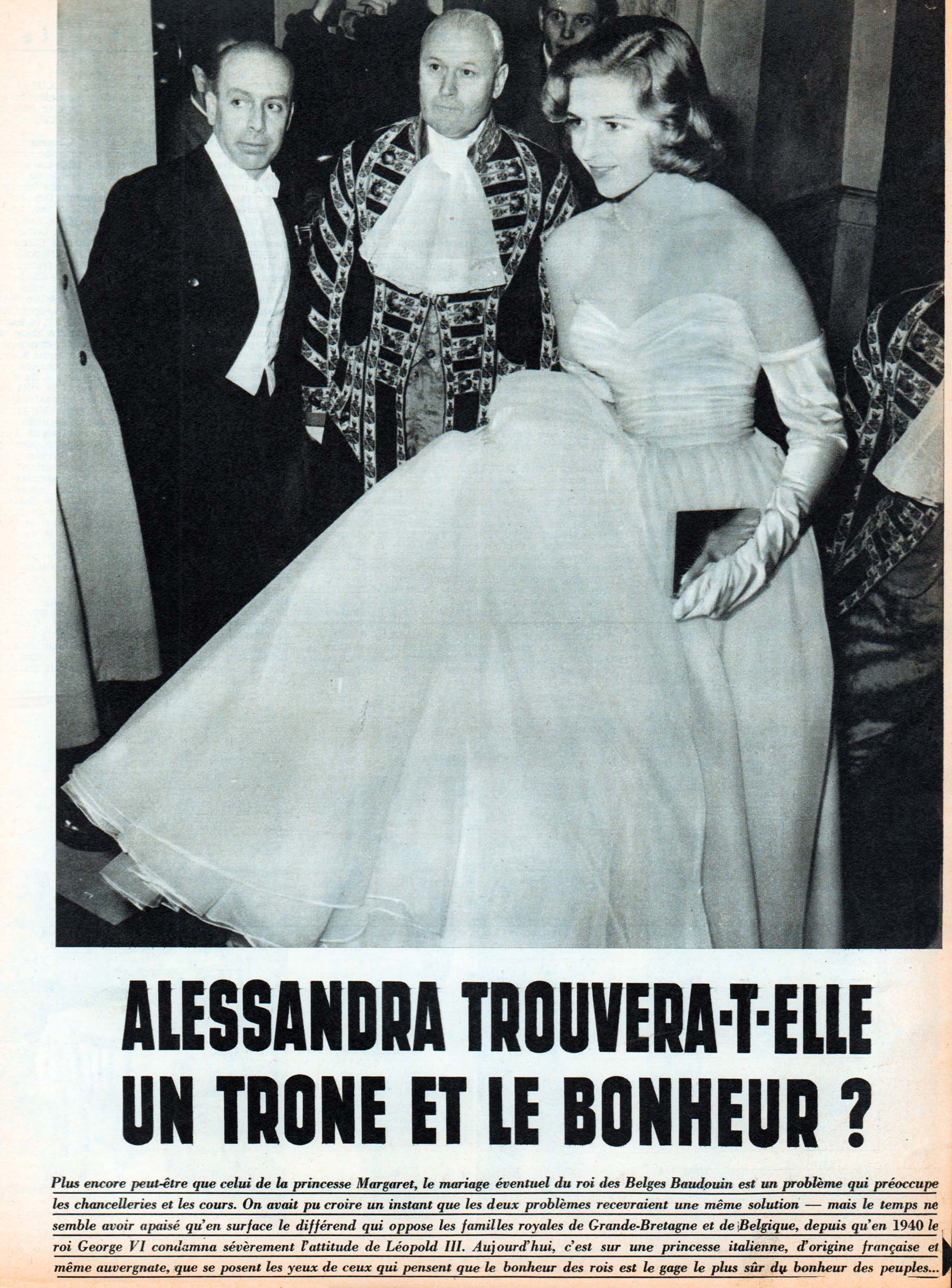 Zal Koning Boudewijn met de Italiaanse prinses huwen
