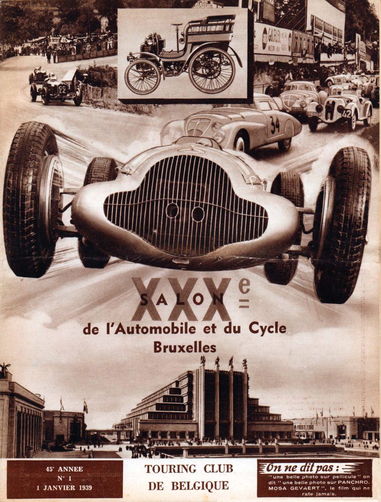 30e salon de l'automobile en Belgique en 1939