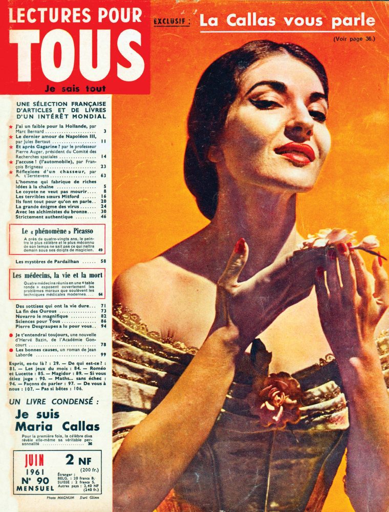 Lectures pour tous Maria Callas et Pablo Picasso