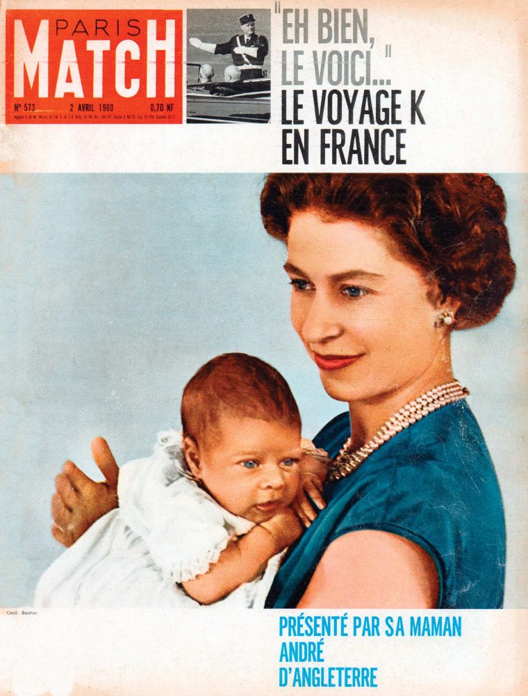 Paris Match Von Braun Krouchtchev in Frankrijk prinses Margeret heeft baby