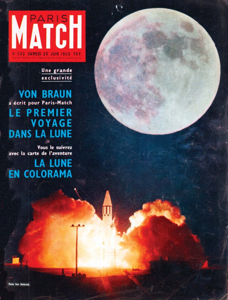 Paris Match first lunar voyage Hemingway petroleum reclamation bomber