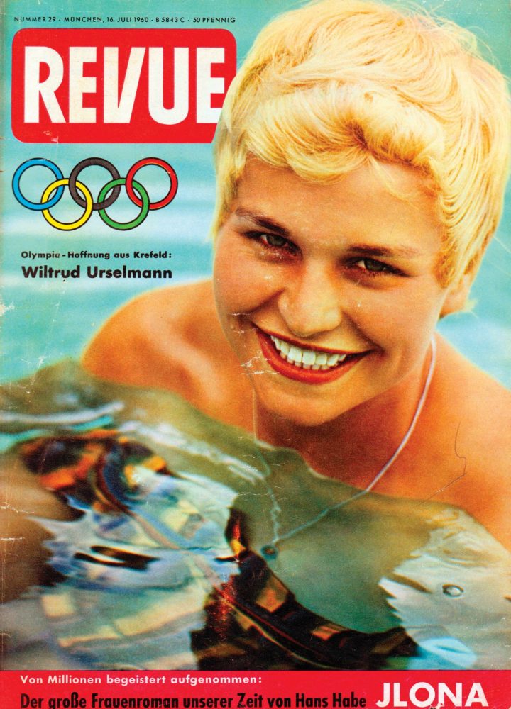 german language magazines olympic games Nikita Khrushchev swimming Belgian Congo independence Lumumba interpol catholic faith