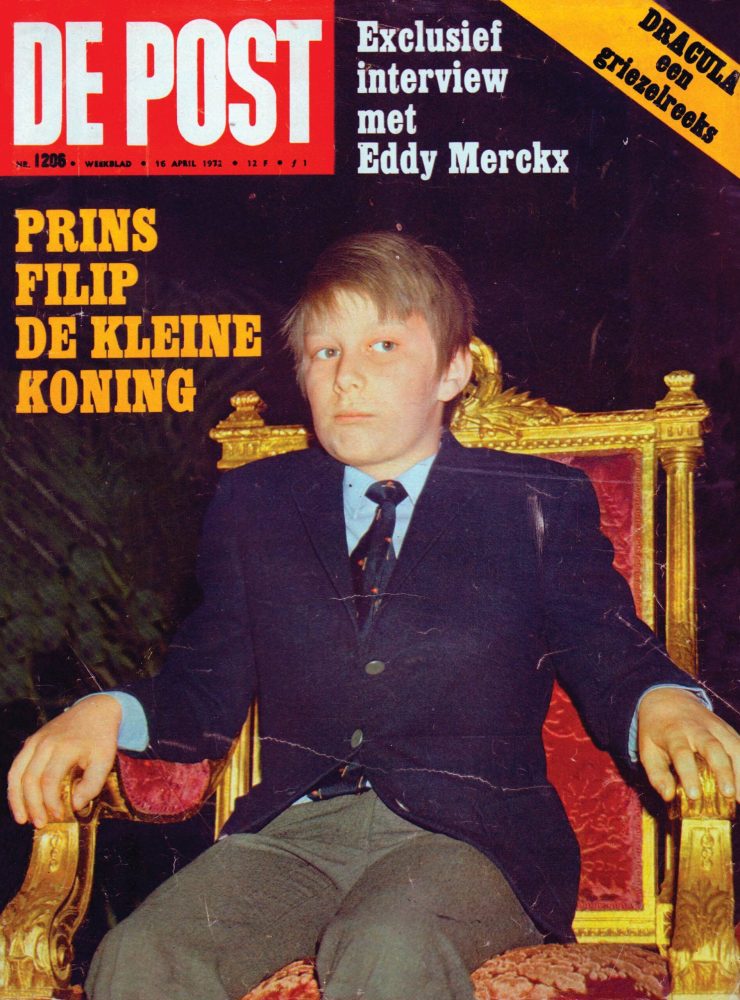 De Post vintage magazines prince Philip interview Eddy Merckx Kruishoutem appollo 16 raquel welch dracula swimming