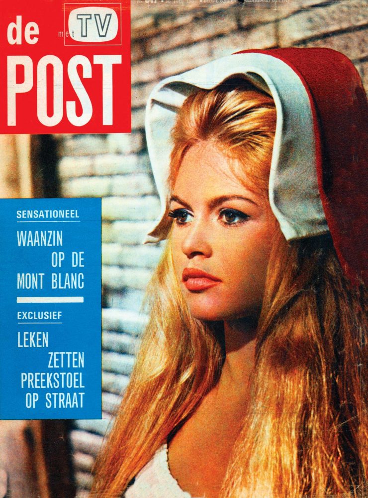 De Post magazines vintage Brigitte Bardot