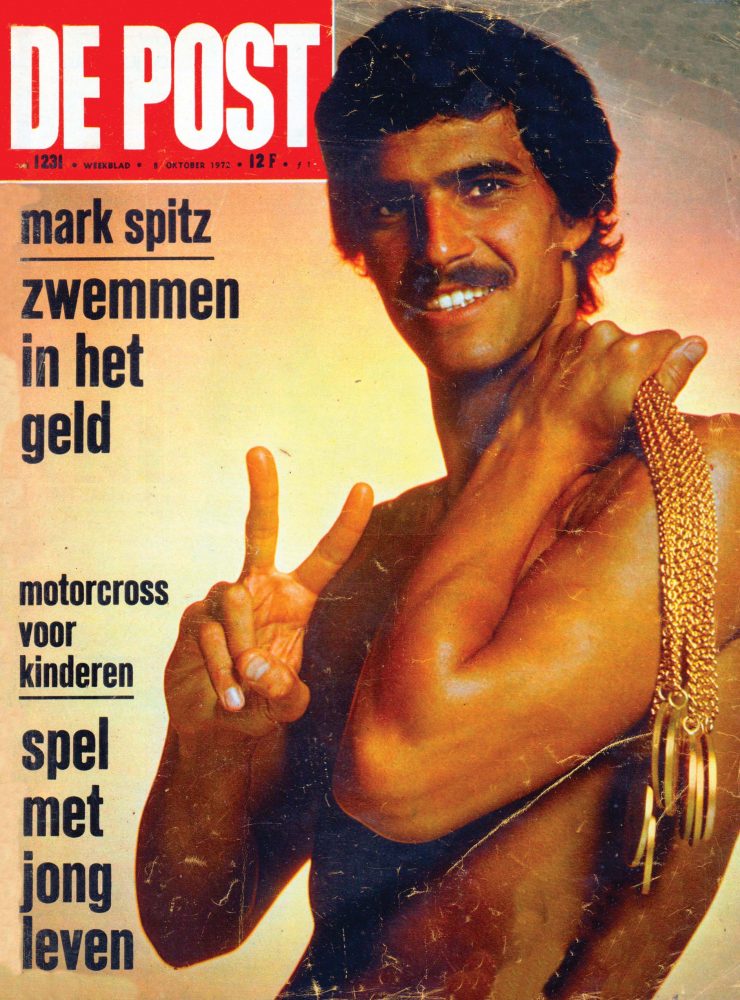 De Post magazines de natation vintage mark spitz