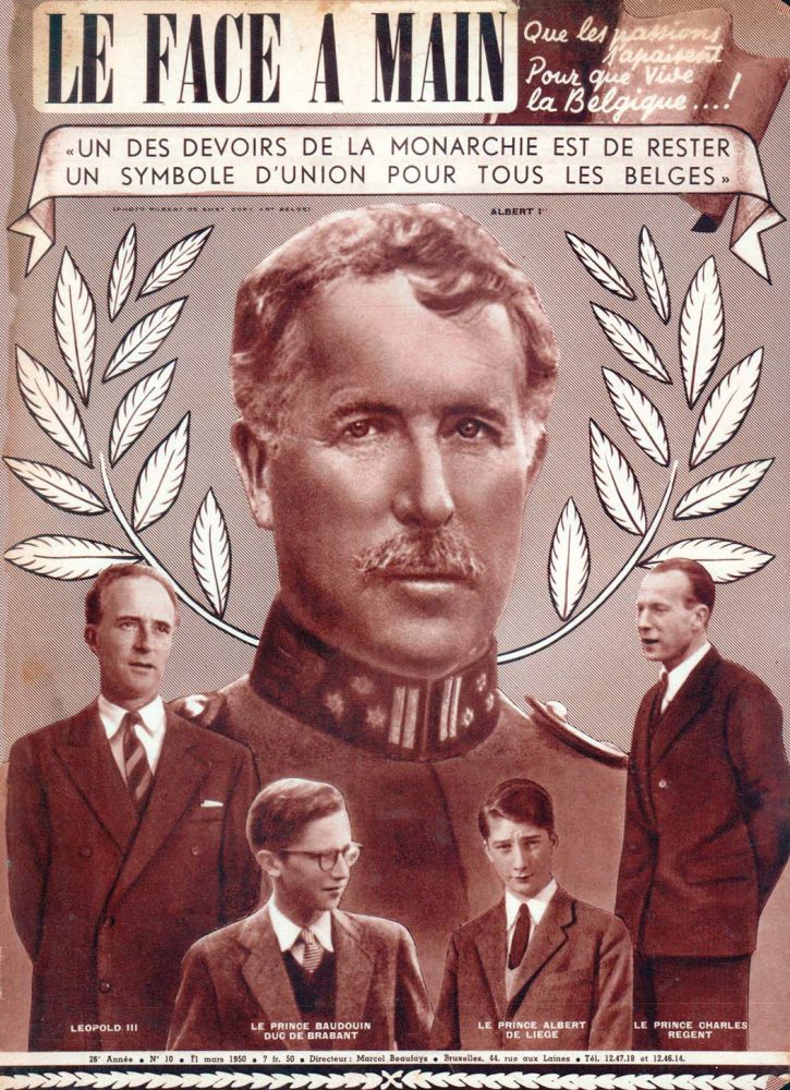 for or against leopold III belgian poll royal issue film hollywood
