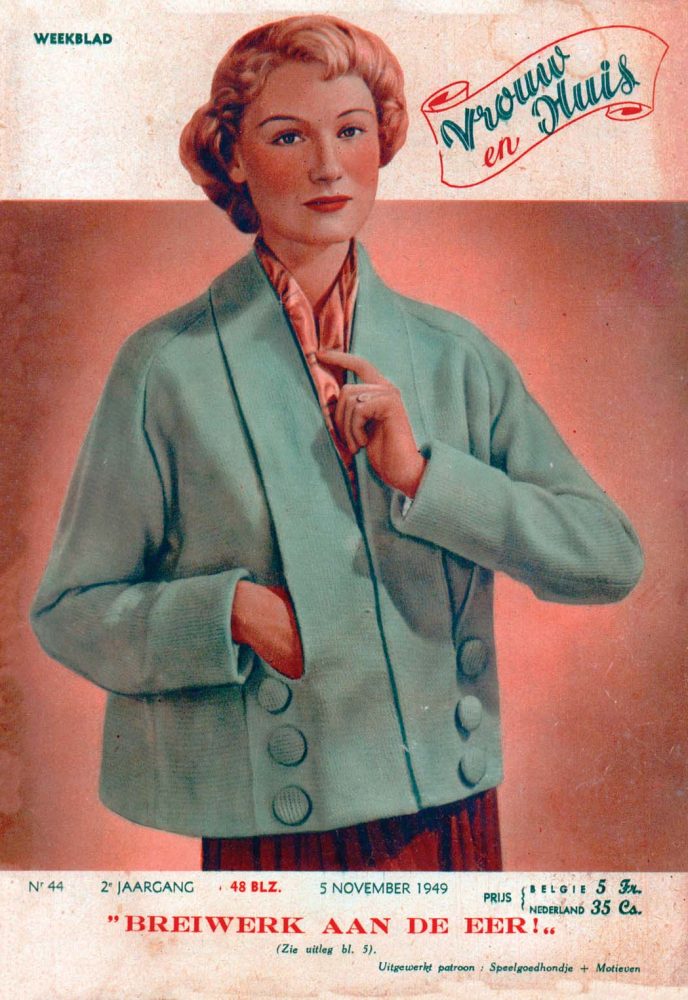 magazine vrouw en huis jursey knitting for men interior christening collars