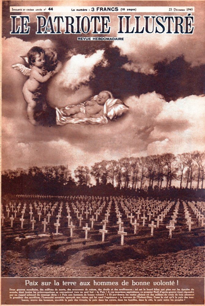 cimetière de la deuxième guerre mondiale Noël 1945