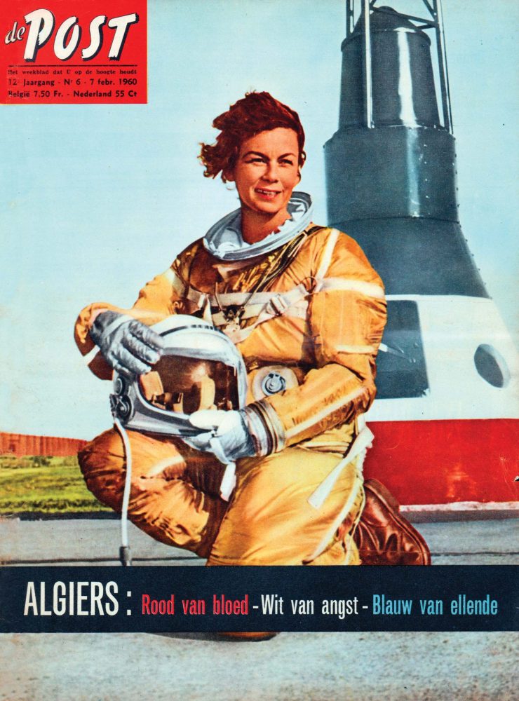 vrouw in de ruimte Algiers De post
